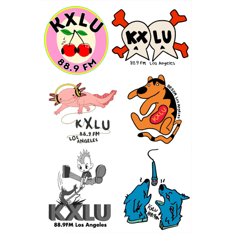 $10 Donation - KXLU STICKER PACK