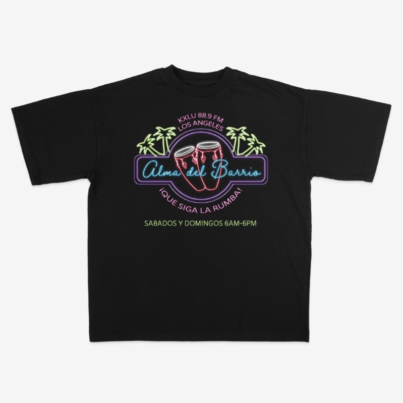 $50 Donation ALMA DEL BARRIO NEON SIGN T-shirt