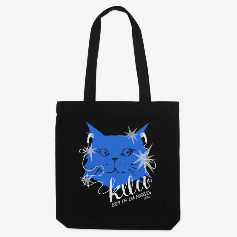 $45 Donation SAPPHIRE THE CAT Tote Bag
