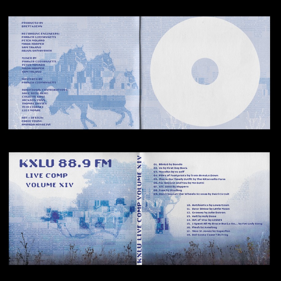 $40 Donation KXLU Live Compilation Vol. 14 CD & Download Card