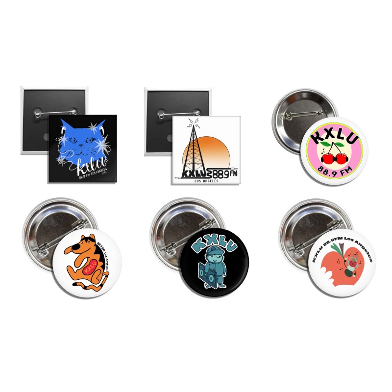 $25 Donation - KXLU BUTTON PACK