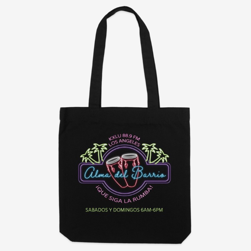 $45 Donation ALMA DEL BARRIO NEON SIGN Tote Bag