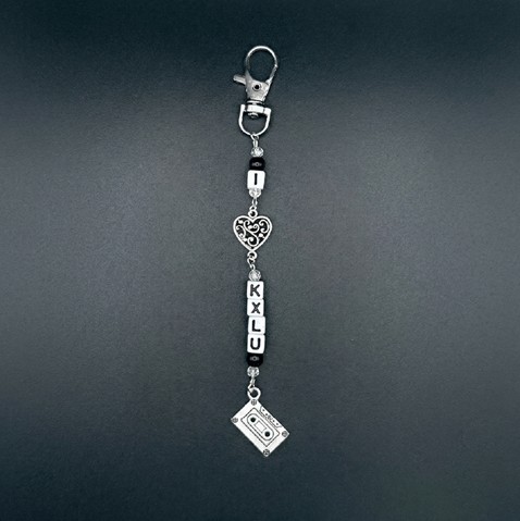 $30 Donation I ❤️ KXLU Keychain 