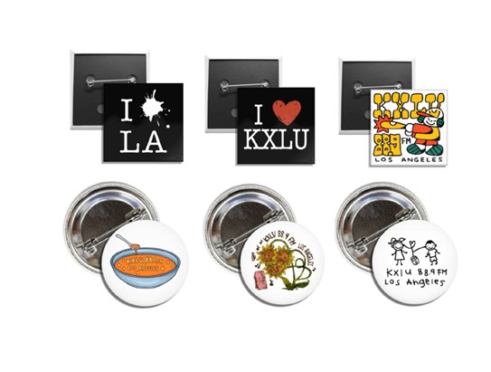 $30 Donation - KXLU BUTTON PACK