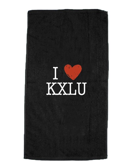 $75 Donation I ❤️ KXLU Beach Towel