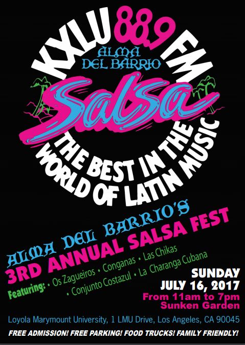 $35 Donation - Alma del Barrio Salsa Fest 2017/LIVE AT LMU Compilation CD