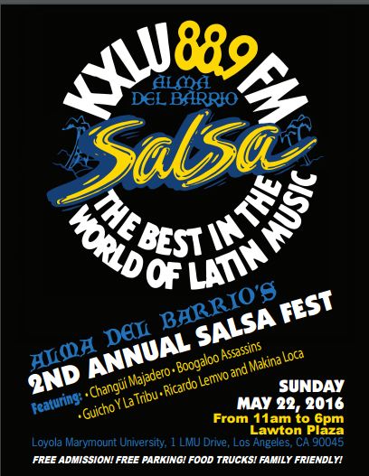 $35 Donation - Alma del Barrio Salsa Fest 2016/LIVE AT LMU Compilation CD